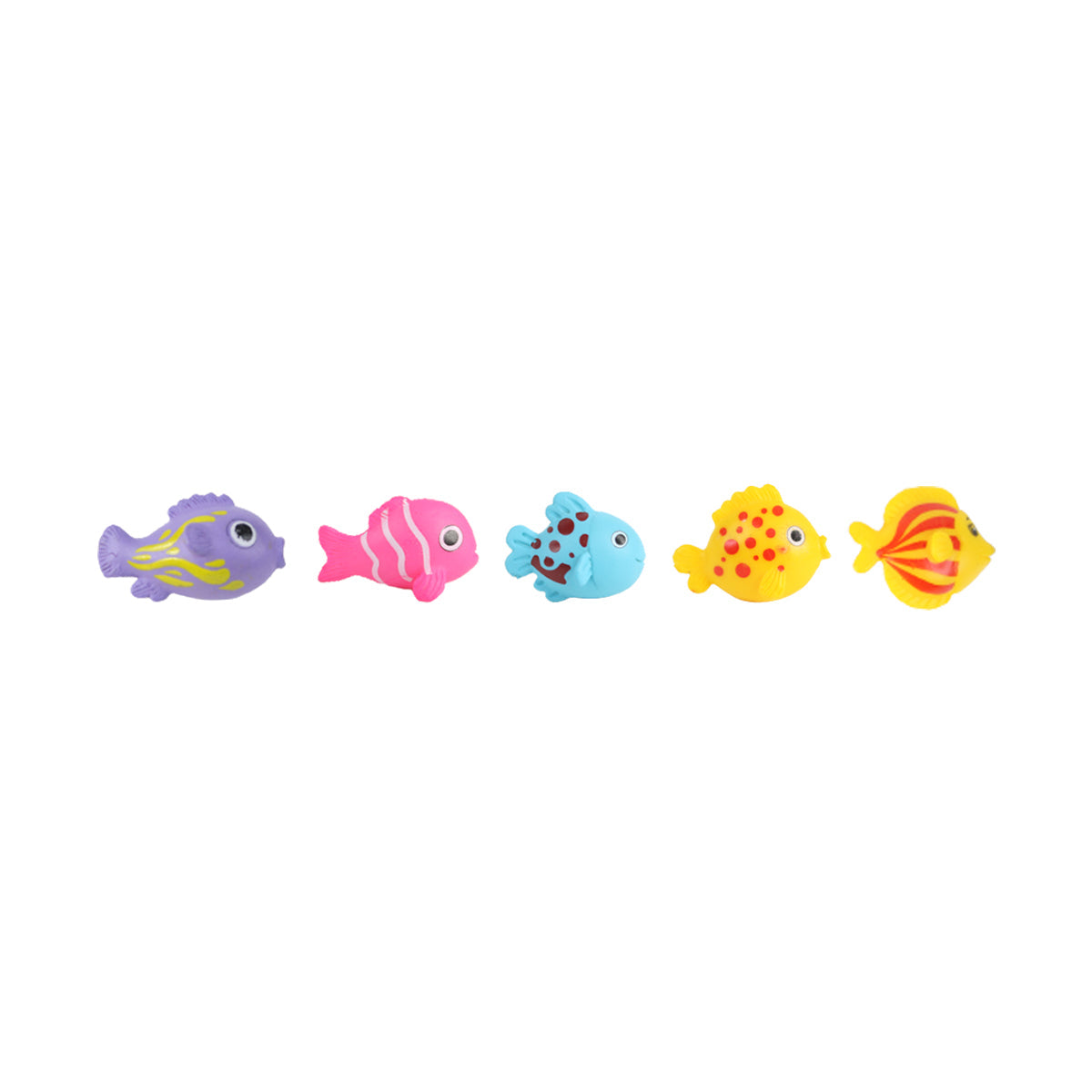 Wonderland Miniatures Funny Colorfull Fish (Set of 10) ( miniature toys , miniature accessories)