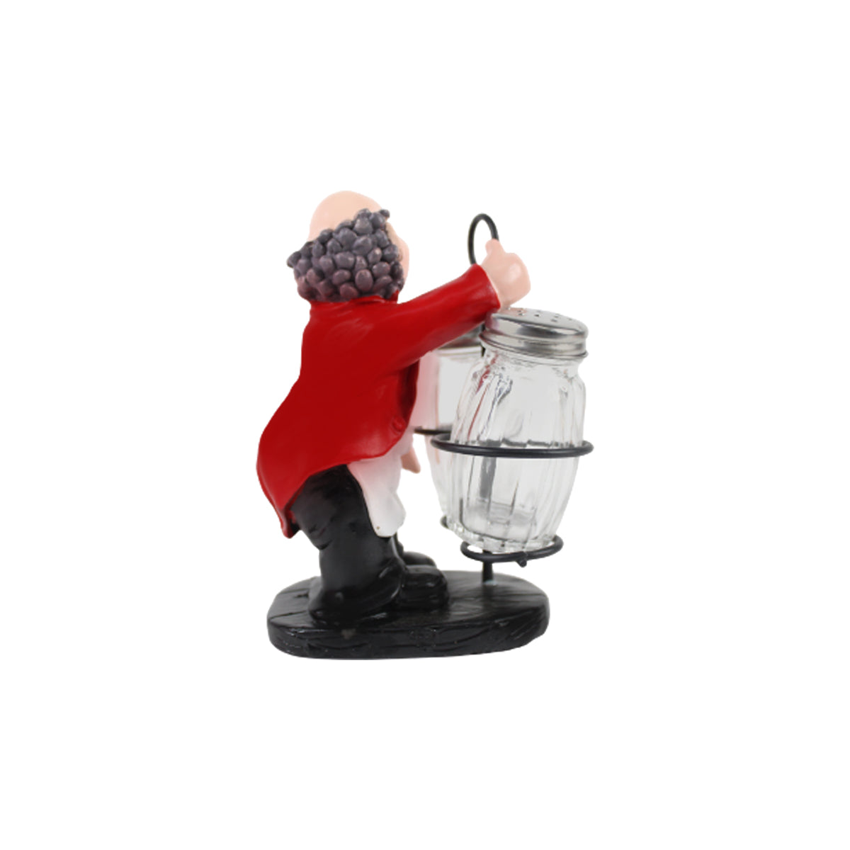 Imported resin Salt and pepper red jacket Chef