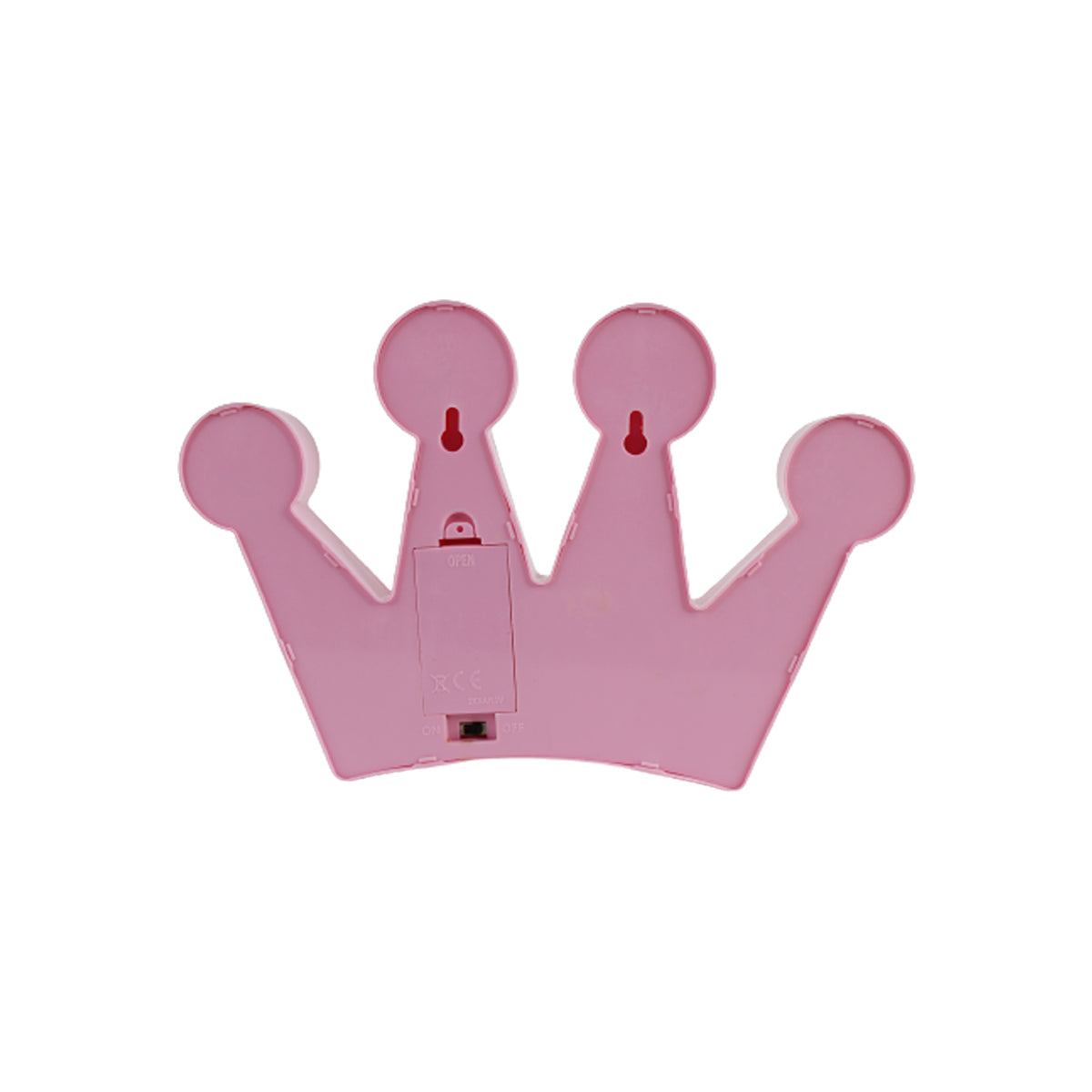 Crown LED wall light-Pink for kids room night light (Hole at the back)