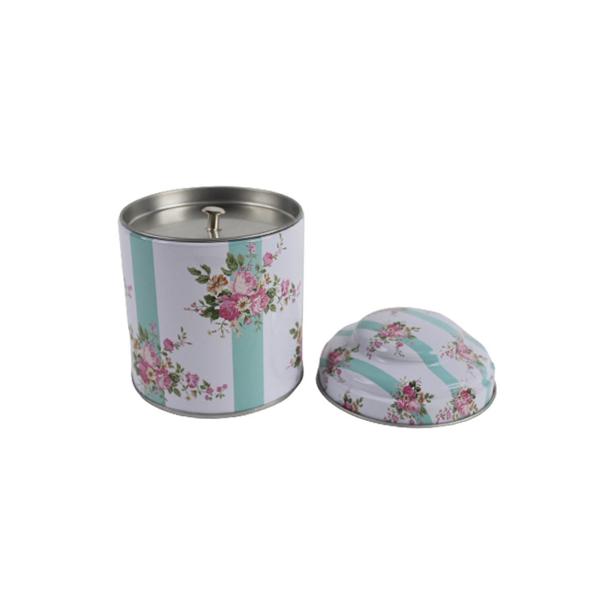 Wonderland Metal floral print storage container