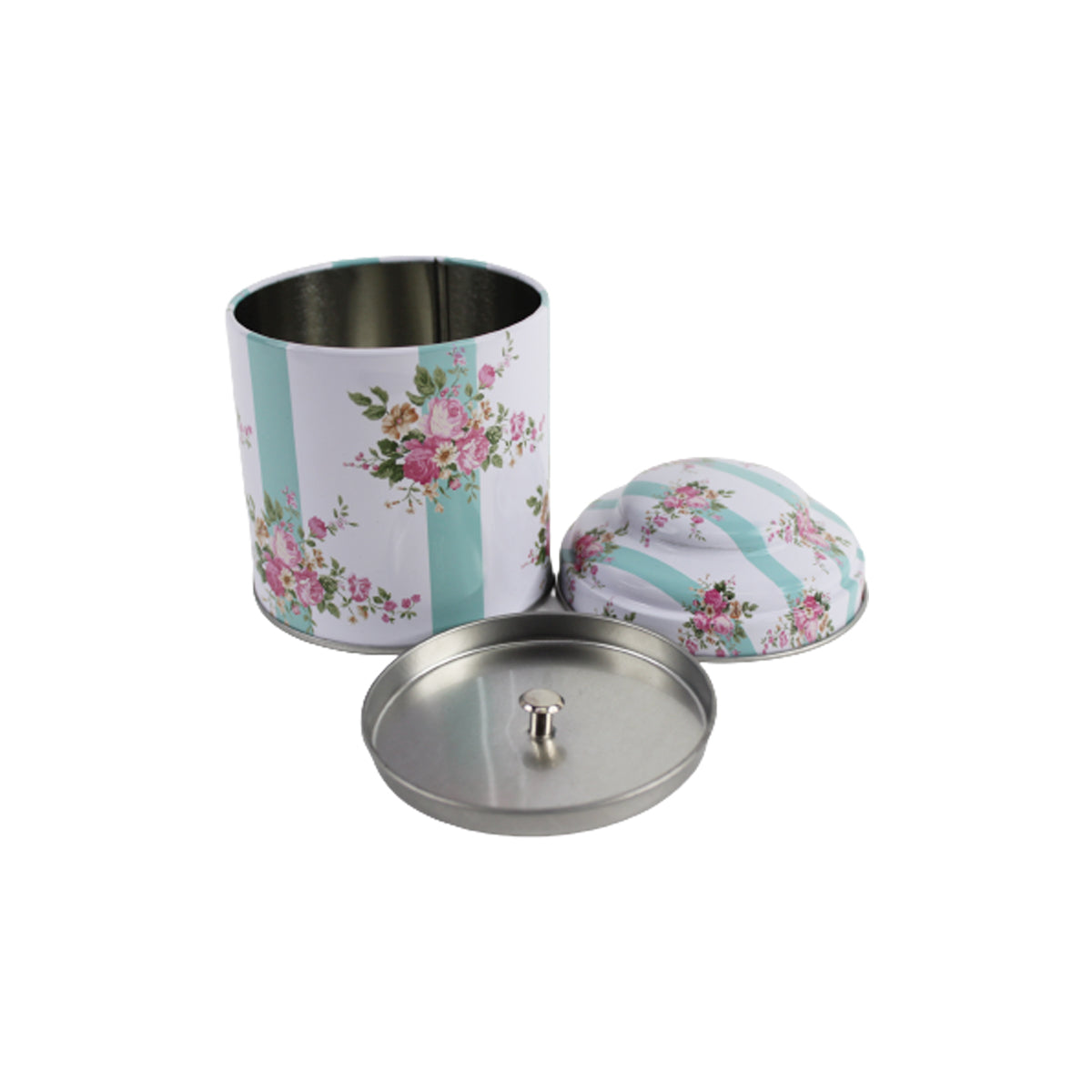 Wonderland Metal floral print storage container