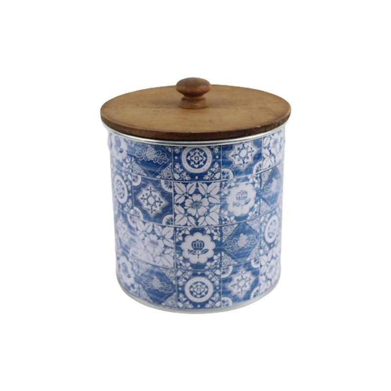 Wonderland Metal Mandala print storage container