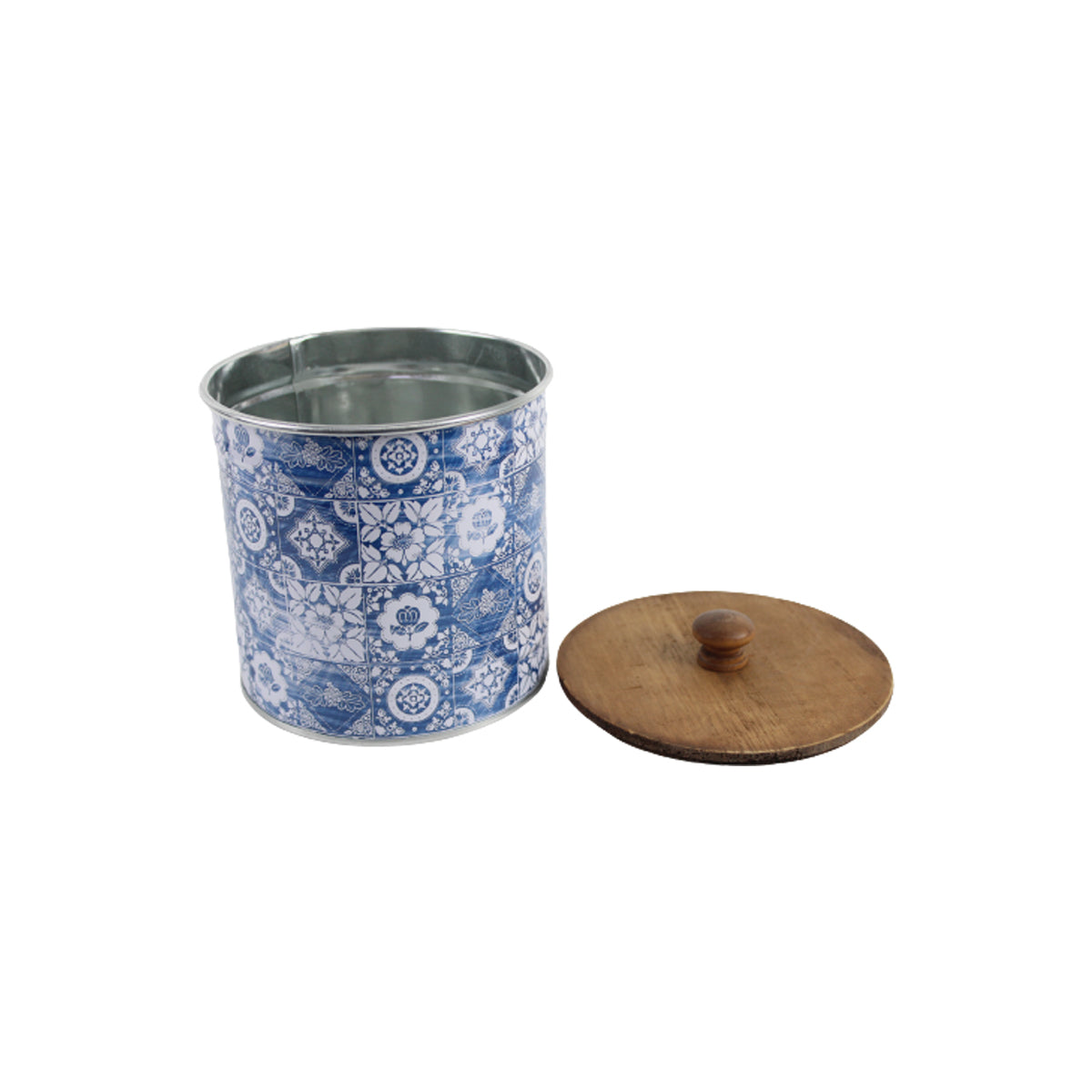 Wonderland Metal Mandala print storage container