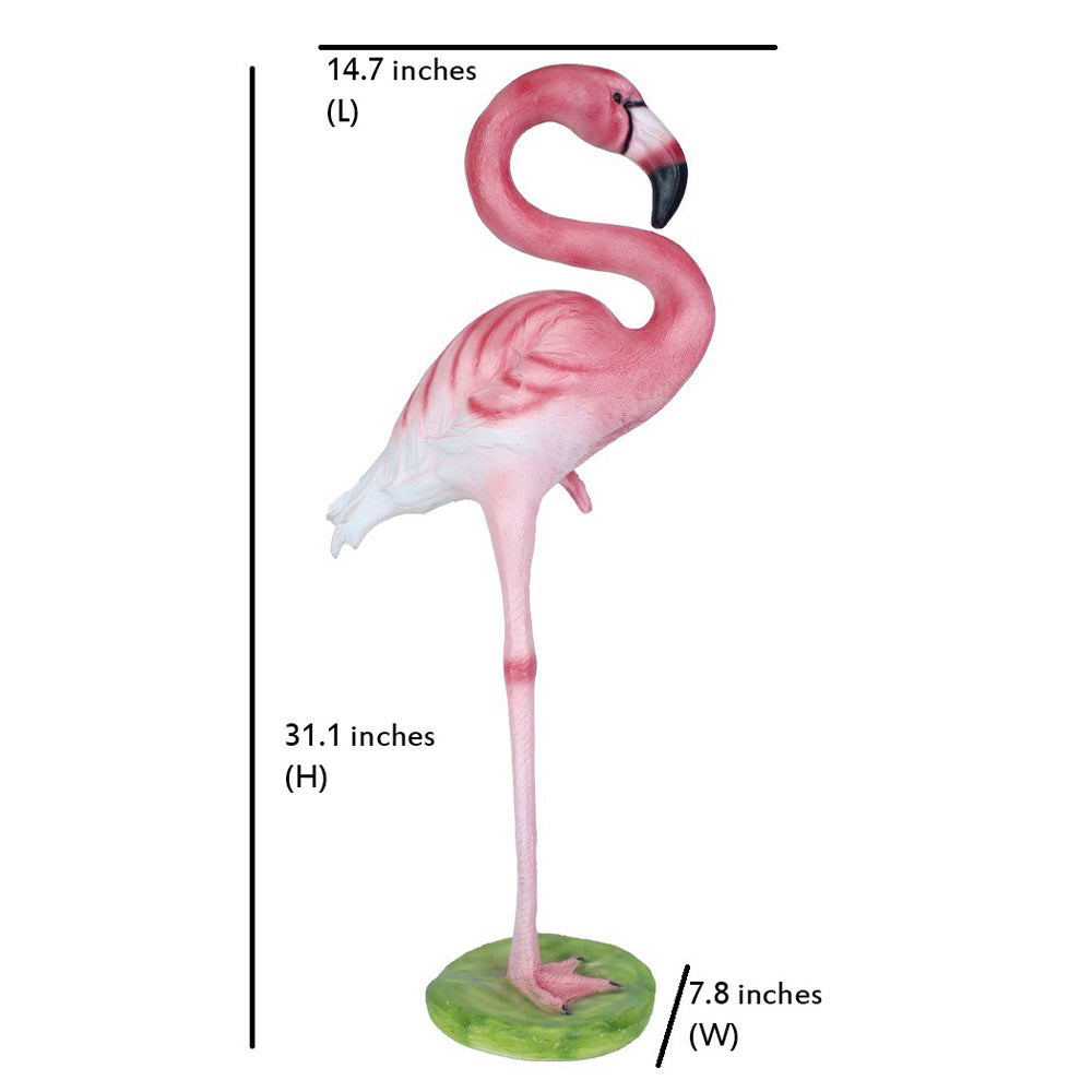 Flamingo Statue (Medium) for Balcony and Garden Decoration