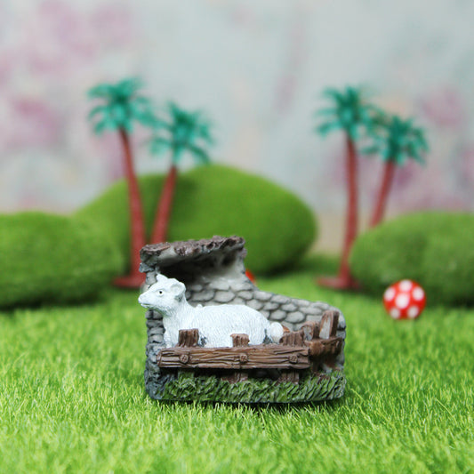 Miniature Toys: Sheep Well Miniature Fairy Garden Toys