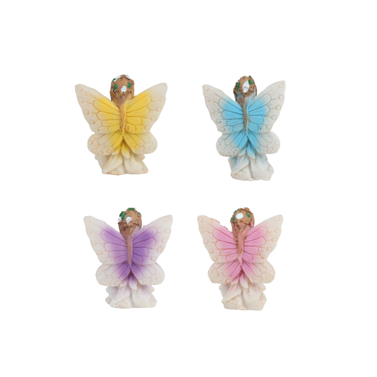 Miniature Toys : (Set of 4) Small Fairy Dolls for Fairy Garden Accessories