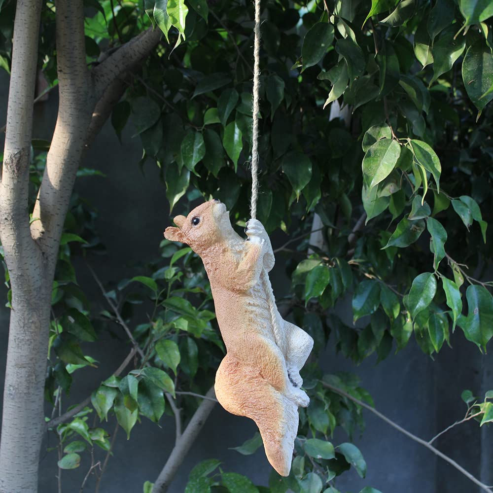 Squirrel Climbing Rope for Home and Garden Decoration