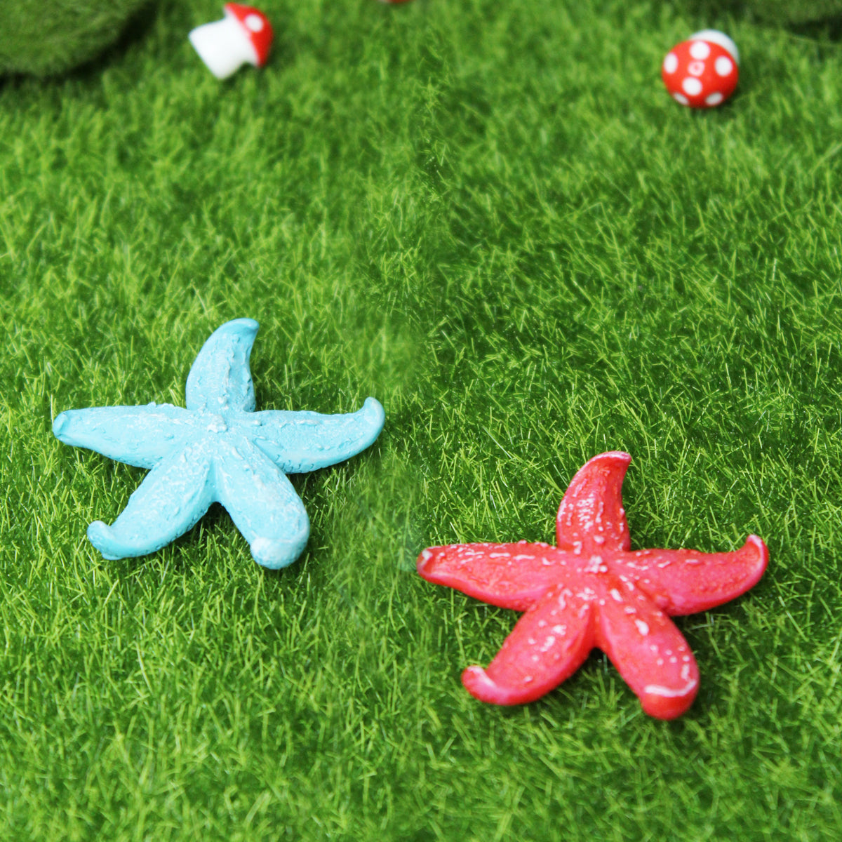 Miniature Toys : (Set of 6) Star Fish for Fairy Garden Accessories