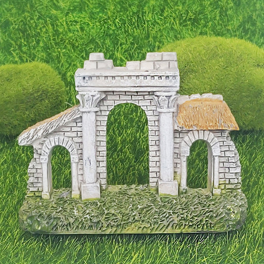 Wonderland Gate Miniature Statue | Miniature fairy garden toys, miniature garden decorations, mini garden accessories, garden decor, home decoration | Material Polyresin | Length 3 Inch