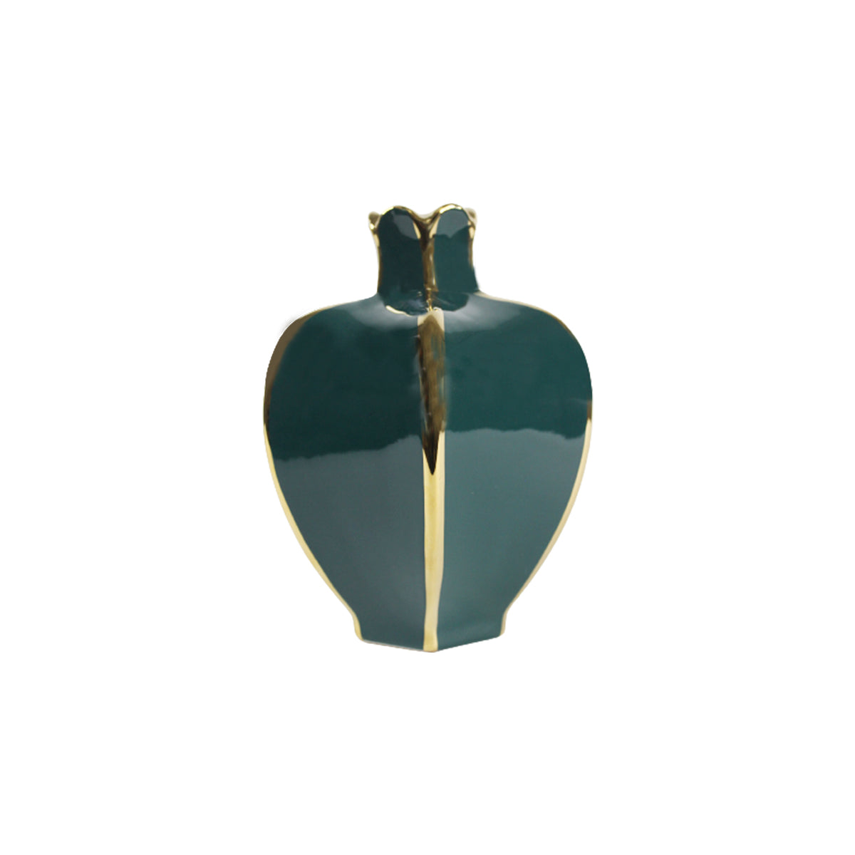 Ceramic Vase Elegant Pumpkin Shape Vase Perfect for Tabletop, Study Table and Dining Table |