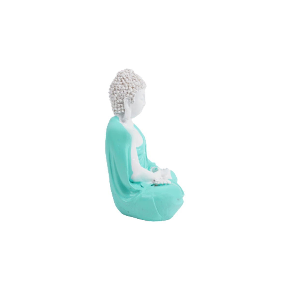 Wonderland 5 inch Resin Blue Samadhi Buddha