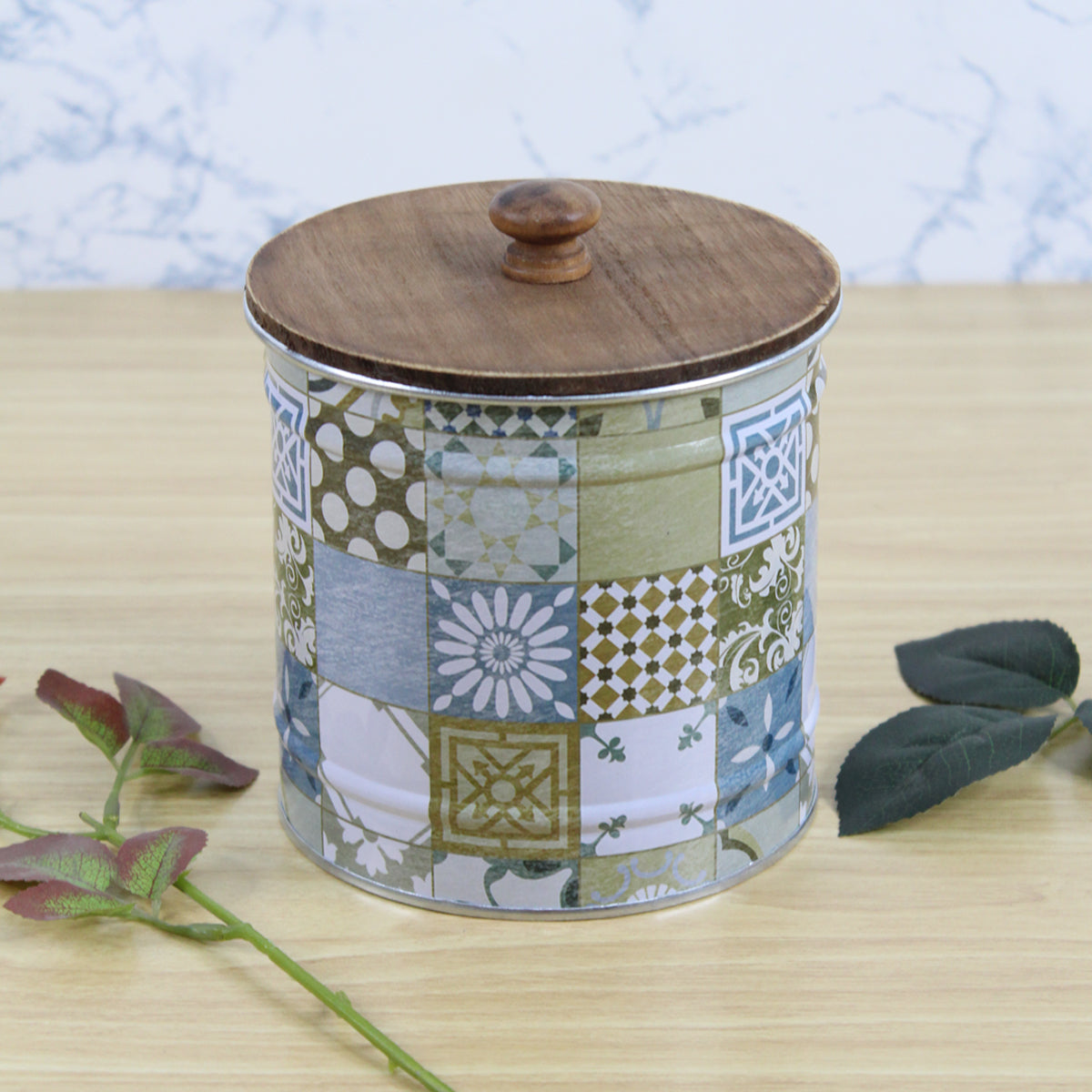 Metal Multi tile print storage container