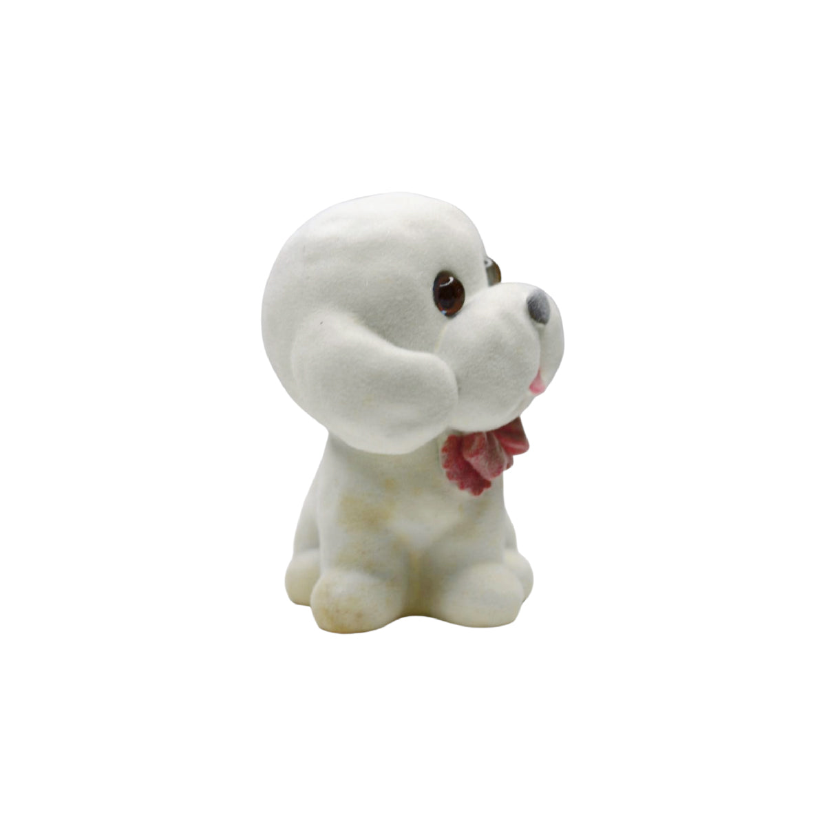 Wonderland imported resin white dog