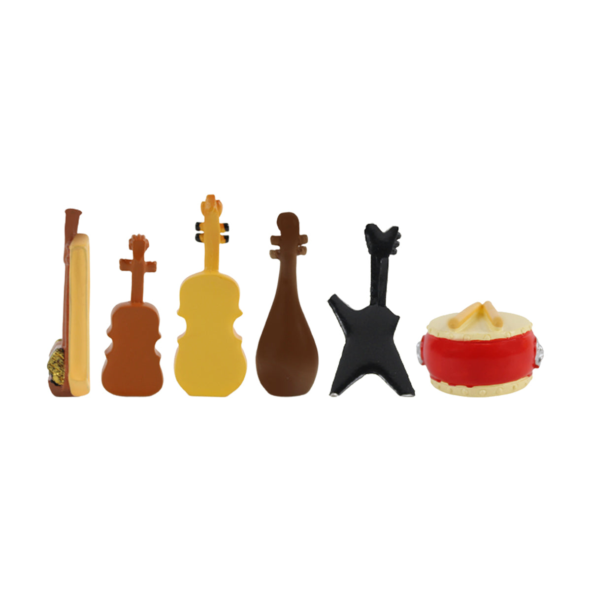 Wonderland Miniature Musical Instruments (set of 6)|Garden Miniatures| Garden tray garden figurine