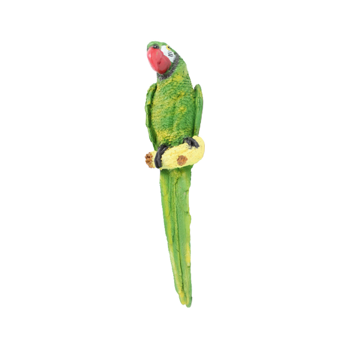 Wonderland Green Parrot-Big outdoor statue  (Side view)