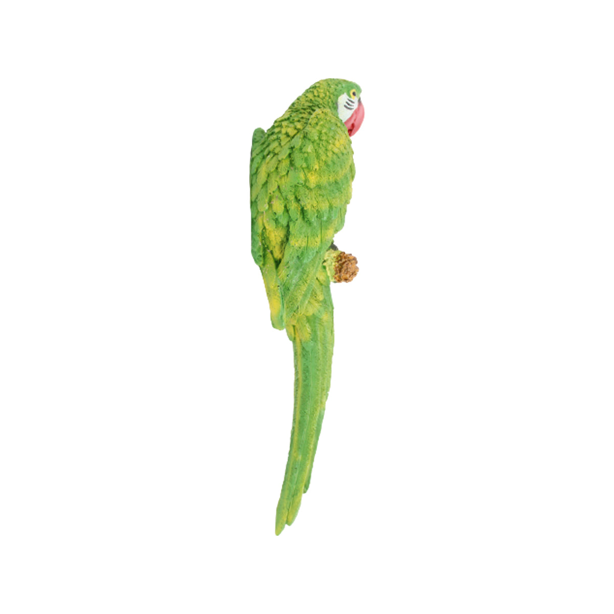 Wonderland Green Parrot-Big outdoor statue  (Side view)