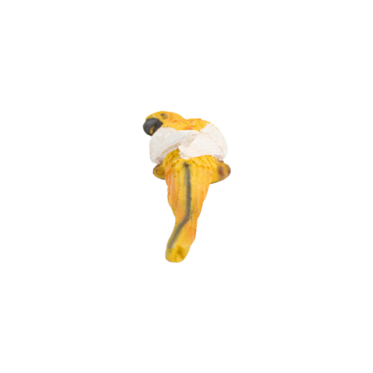 Wonderland Yellow Parrot-Medium outdoor statue  (Front view)