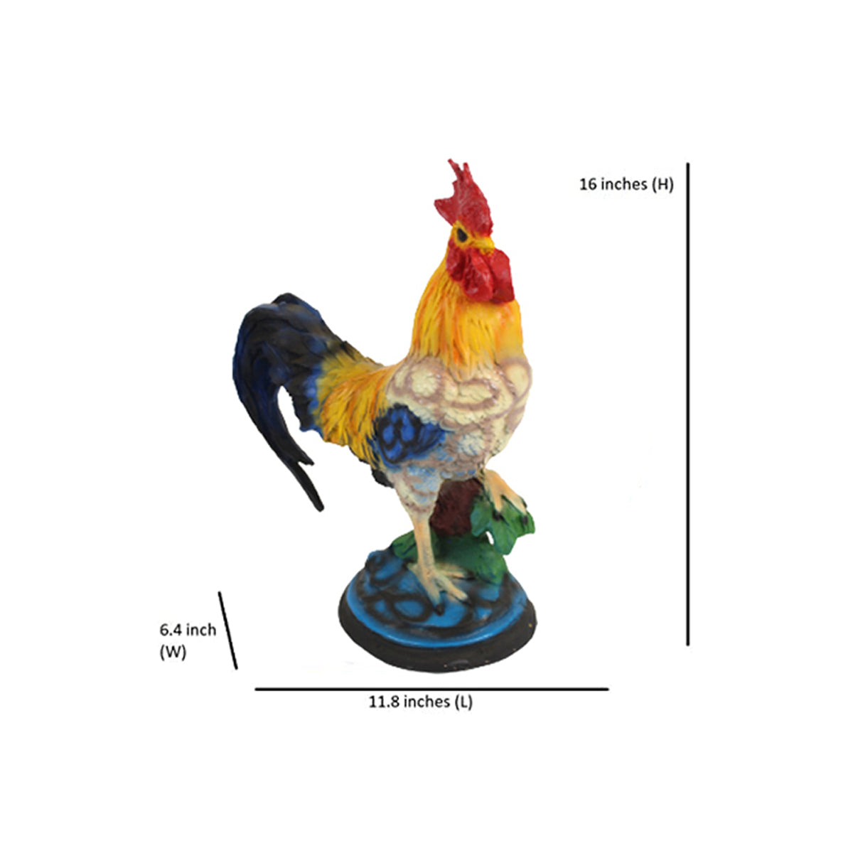 Small Hen Statue for indoors and outdoor Decoration