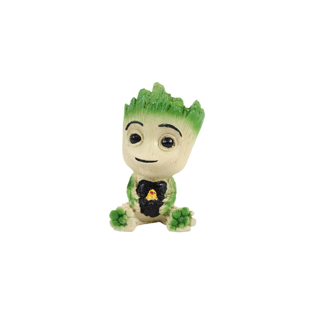 Wonderland Baby Groot with chick for Home and  Decoration (medium size)