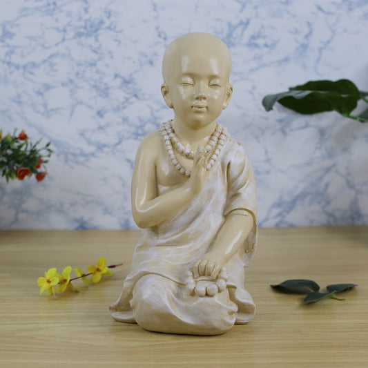 Wonderland Resin  Mala Monk Resin Garden and home Statue