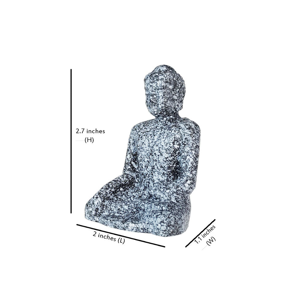 Miniature Toys : (2 Pc/Set ) Stone Buddha