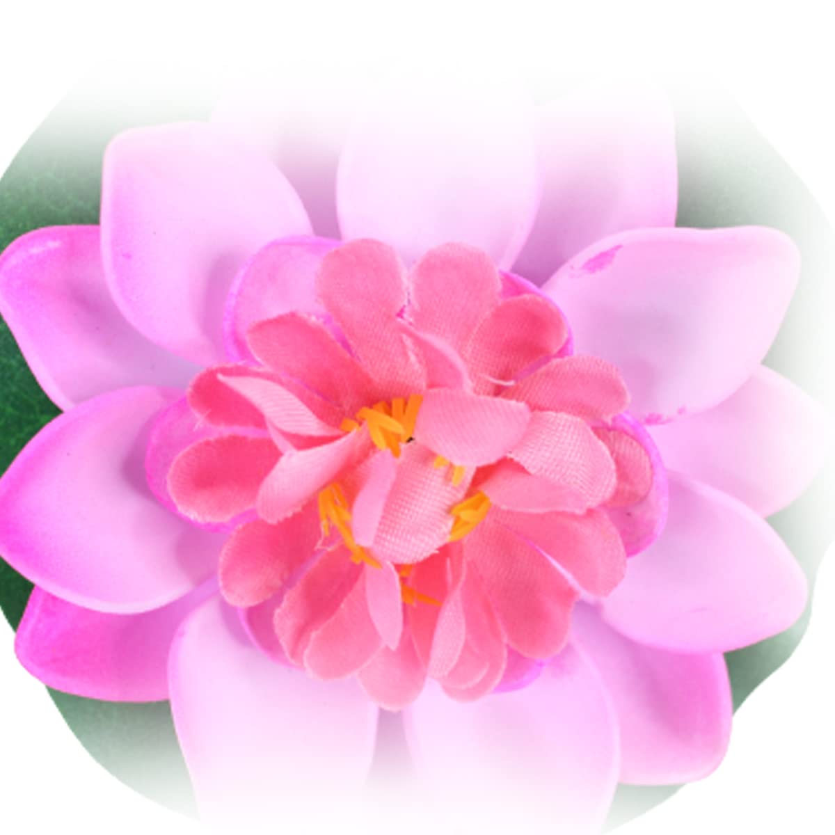 Set of 10 Pink Floating in water artificial Lotus