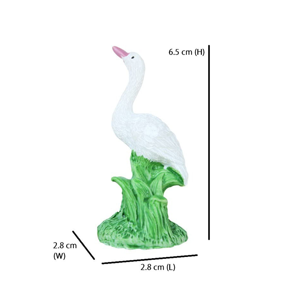 Set of 2 Crane Miniature Garden Decoration Accessories