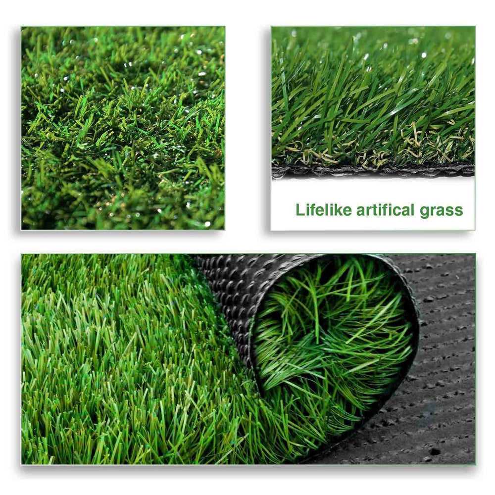 Our Green Window 6.5 feet (w) x 4 Feet (L) High Density 25mm Artificial Grass Carpet Mat