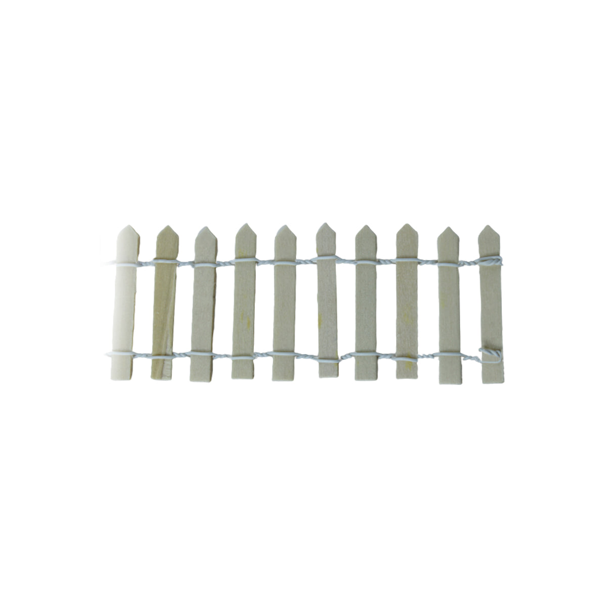 Wonderland Set of 2 Miniature Toys Long Fence (Beige)