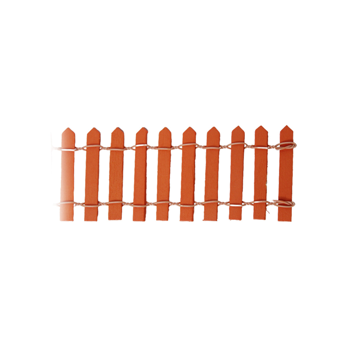 Wonderland Set of 2 Miniature Toys  Long Fence (Orange)