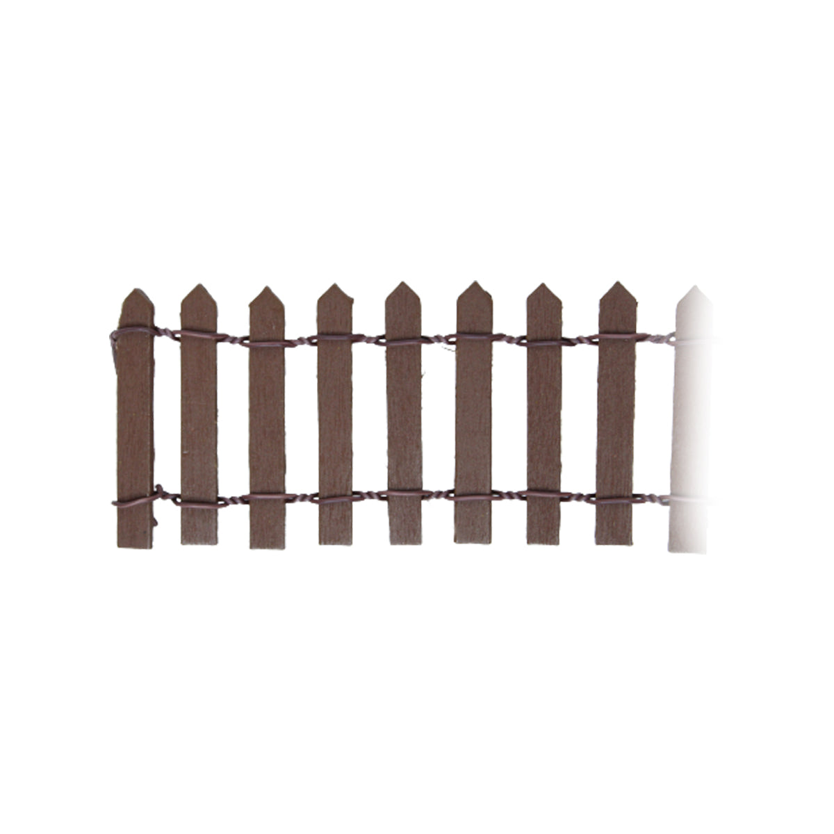 Wonderland Set of 2 Miniature toys Long Fence (Brown)