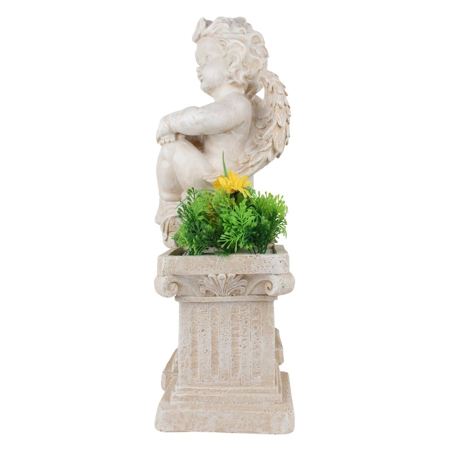 Our Green Window Angel with Two Pot Planter for Garden Decoration