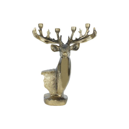 Stag Deer Candle Holder Showpiece show piece for living room home decoration