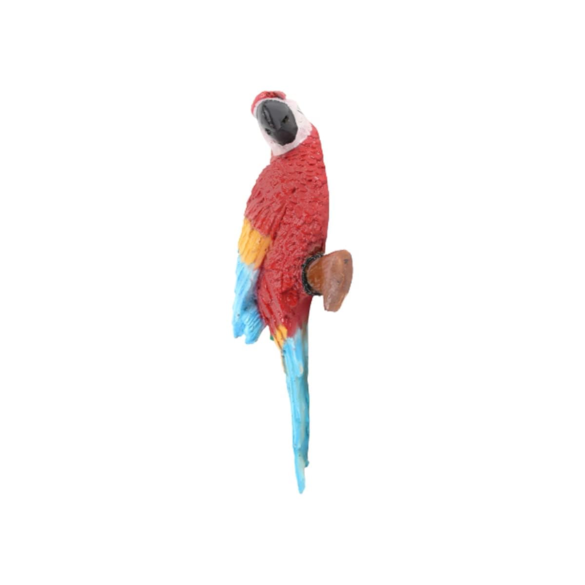 Wonderland Parrot Sitting on Flower Branch