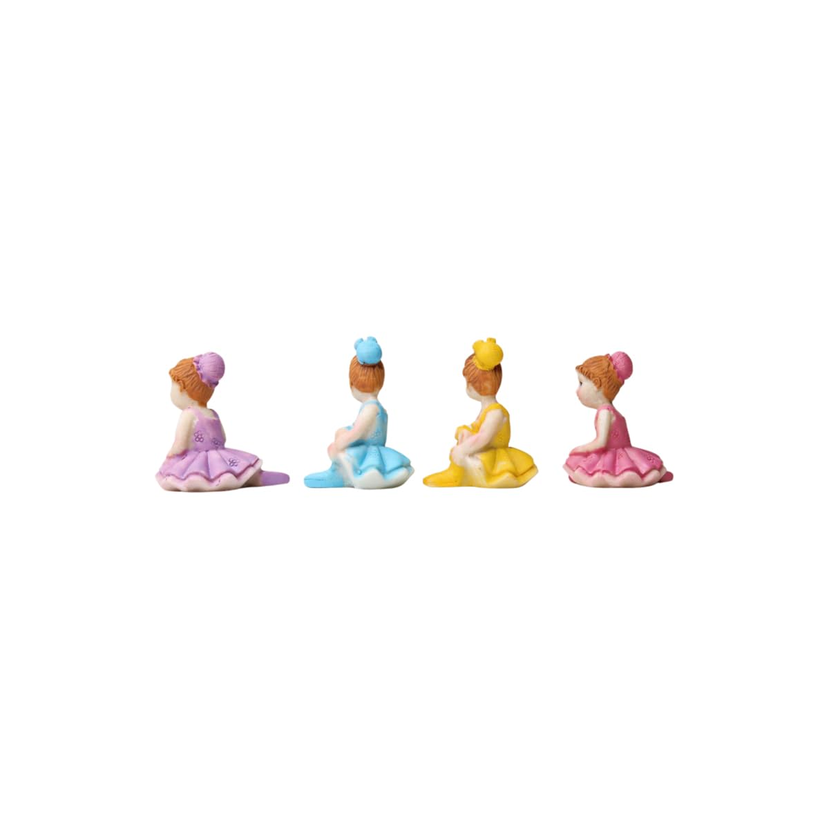 Wonderland resin miniature set of 4 fairies|Photo Frame Embellishments