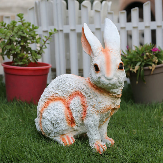 Sitting Bunny Rabbit Statue for Garden Decoration