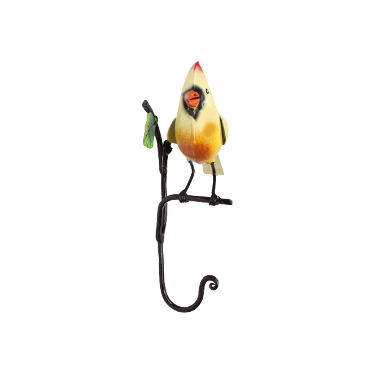 Our Green Window Bird Hook/Hanger Cream Cardinal Bird For Home Decoration