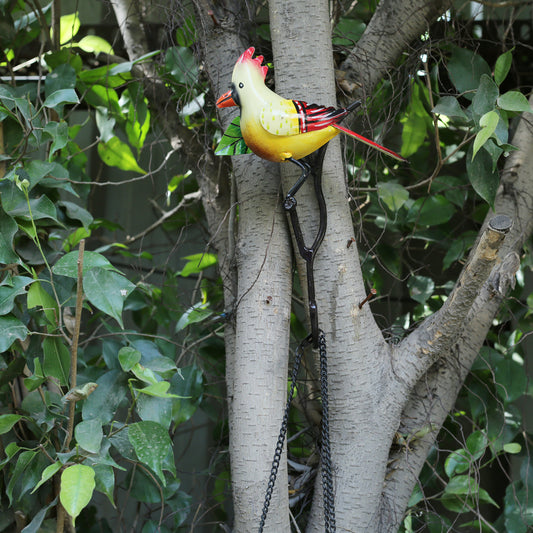 Beige Cardinal Bird Hook/Hanger For Home Decoration