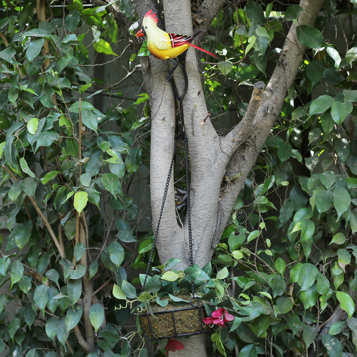 Beige Cardinal Bird Hook/Hanger For Home Decoration