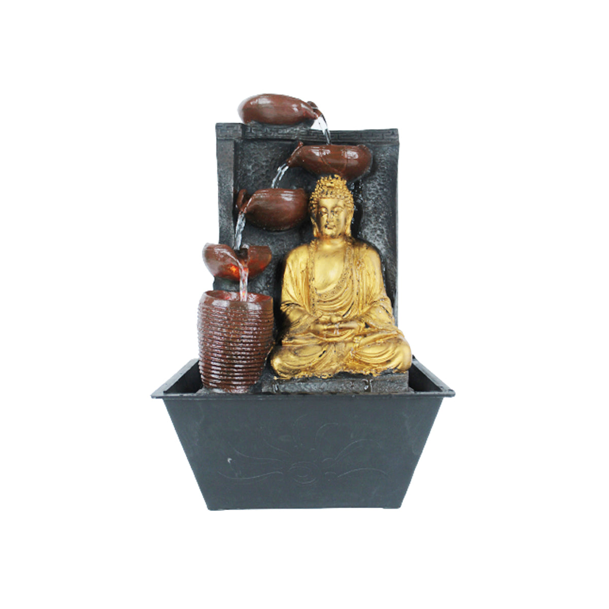 Table Top Buddha Fountain for Home Decoration