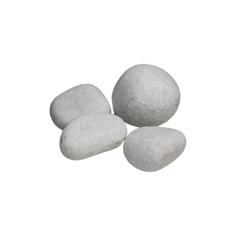 Wonderland Super white Big |Decorative Pebbles|Garden Pebbles|Colored Pebbles|Smooth pebbles|River Pebbles ( 1 kg pack )