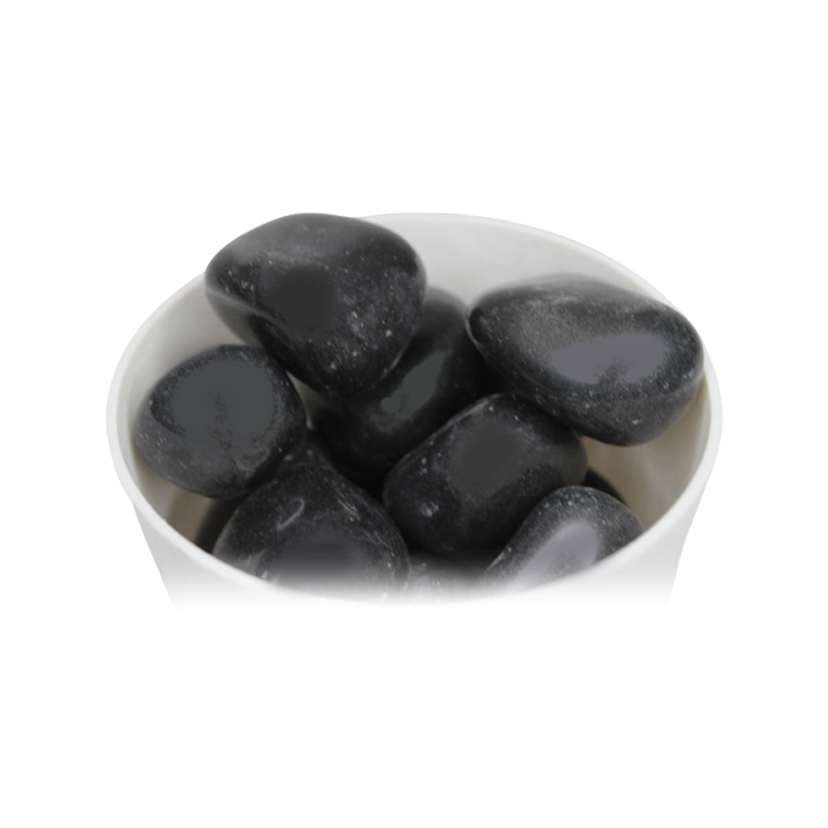 Wonderland Polish Black|Decorative Pebbles|Garden Pebbles|Colored Pebbles|Smooth pebbles|River Pebbles ( 1 kg pack )