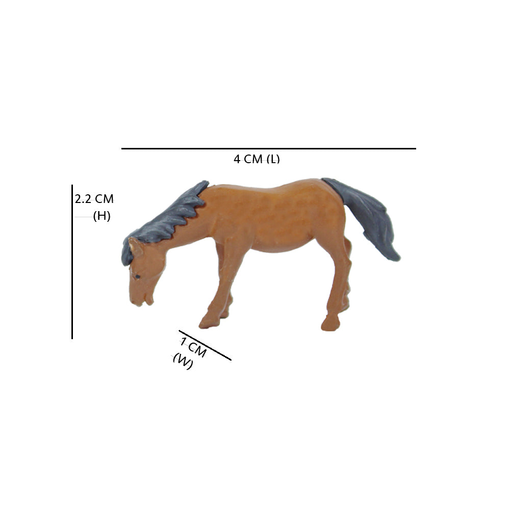 (Set of 2) Horse Garden Miniature for Landscape Decoration.