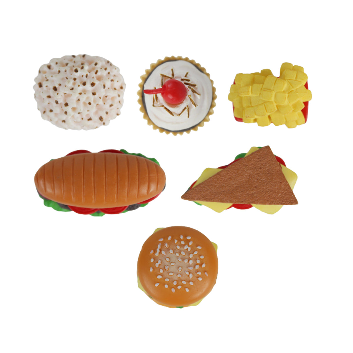 Miniature Toys : (Set of 6) Fast Food