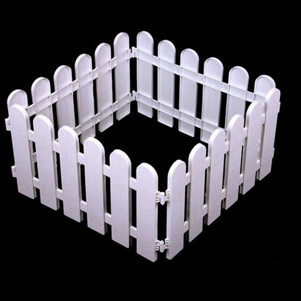 Pack of 5 : PP Picket self Standing Fence for Indoor/Outdoor Garden