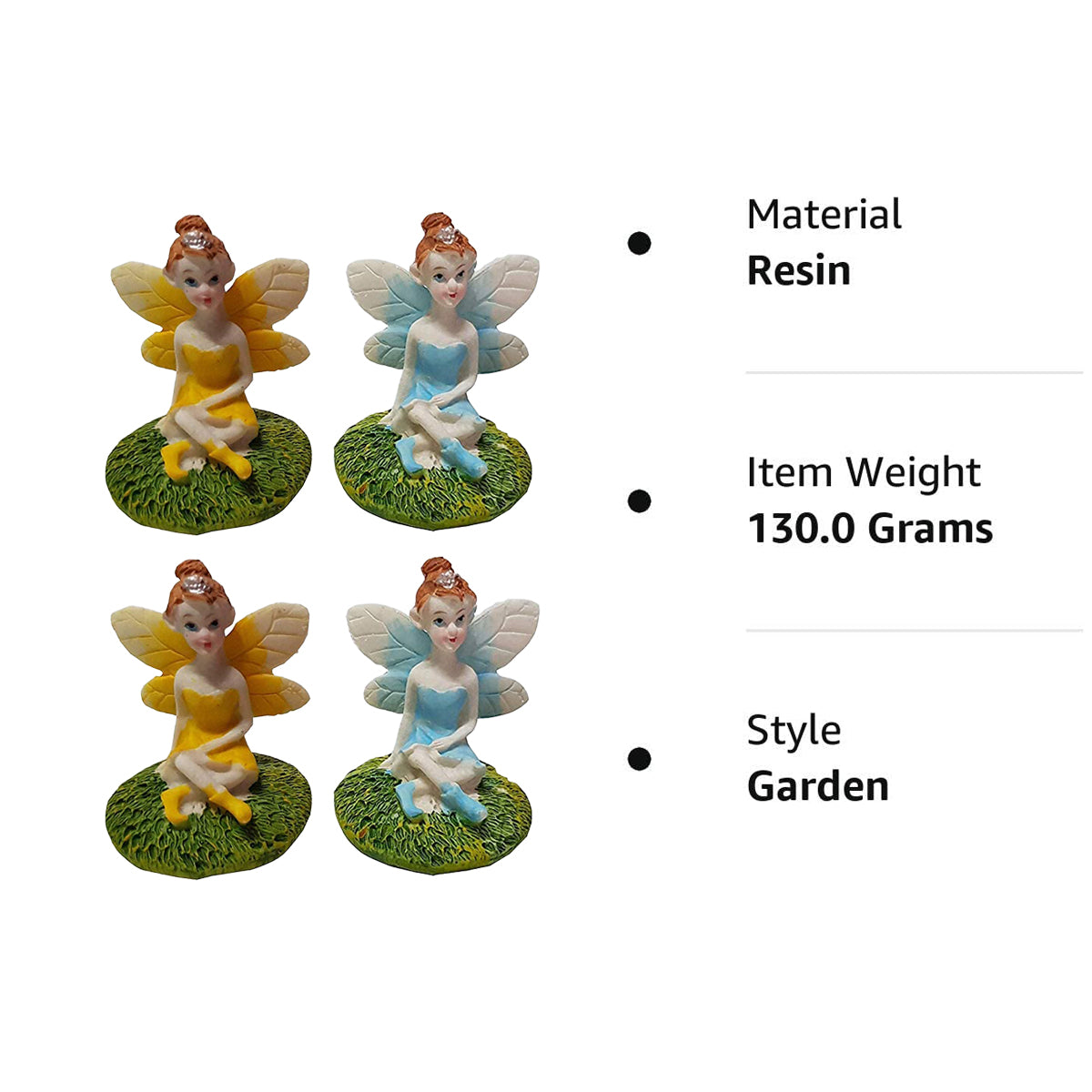 (Set of 4) Fairies for Bonsai Accessories