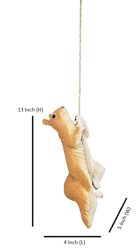 Squirrel Climbing Rope for Home and Garden Decoration