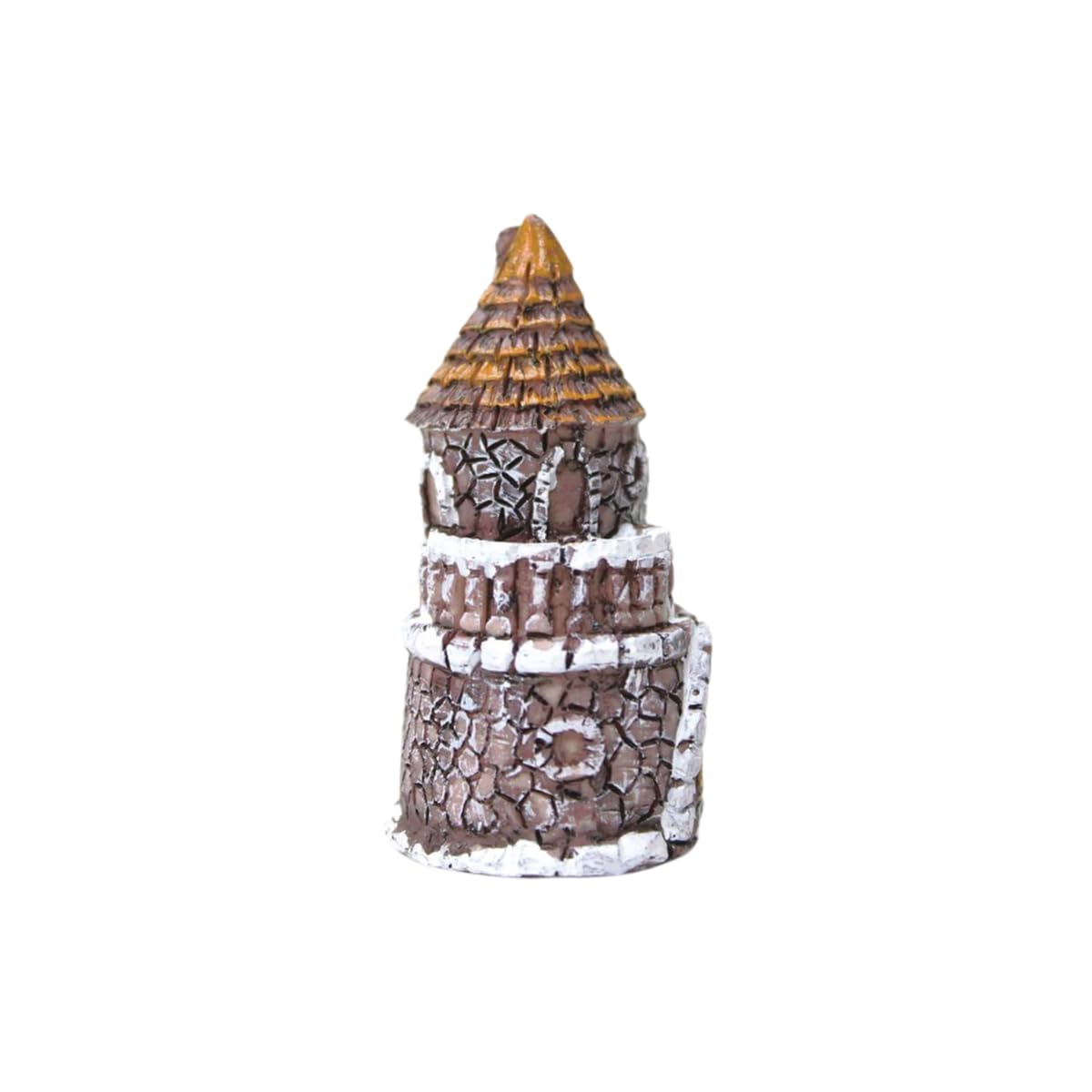 Wonderland resin miniature castle (set of 2)