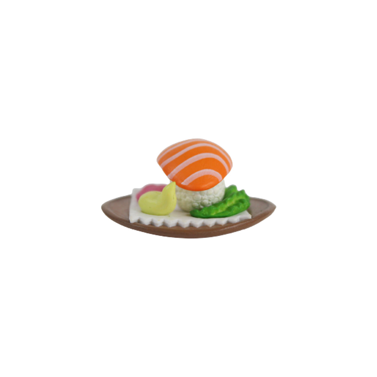 ( Pack Of 10) Sushi Miniature Figurines Resin Mini Food Props