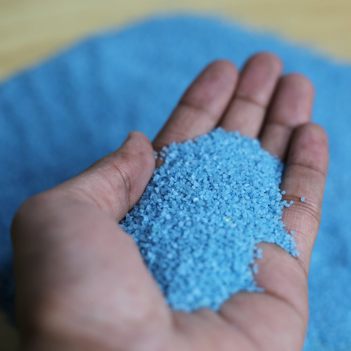 Wonderland blue colour sand|Multi-purpose sand|Natural sand|1 kg Sand|Fine Sand